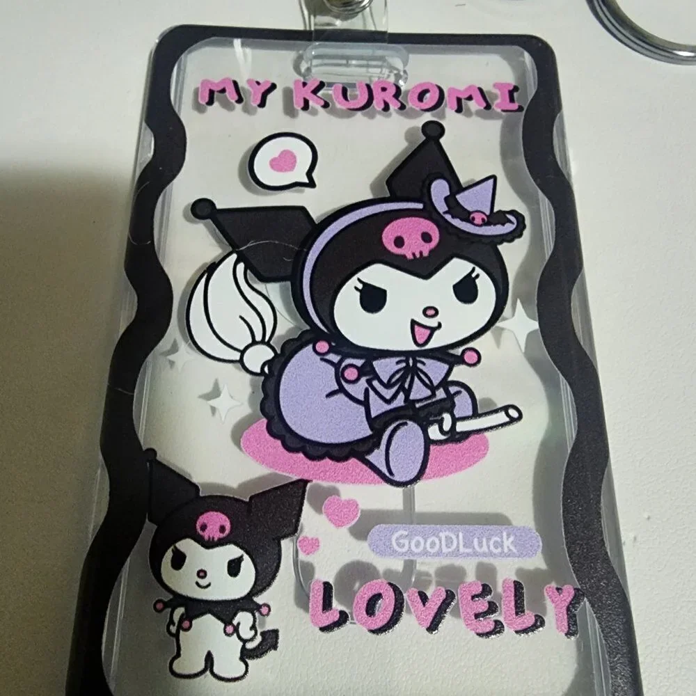 Brand New MY KUROMI I.D Holder Keychain